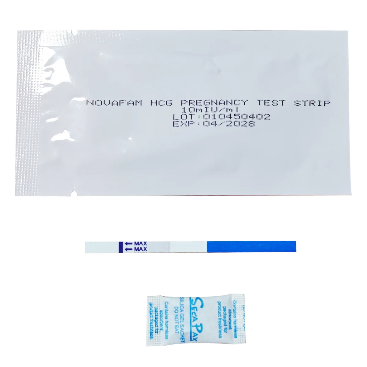 Tehotenský hCG test s citlivosťou 10 – 10 ks - Novafam FERTILE, INOSIT, MAN kapsuly so včelou materskou kašičkou - Podpora plodnosti prírodnou cestou Tehotenský hCG test s citlivosťou 10 – 10 ks – Obrázok 2